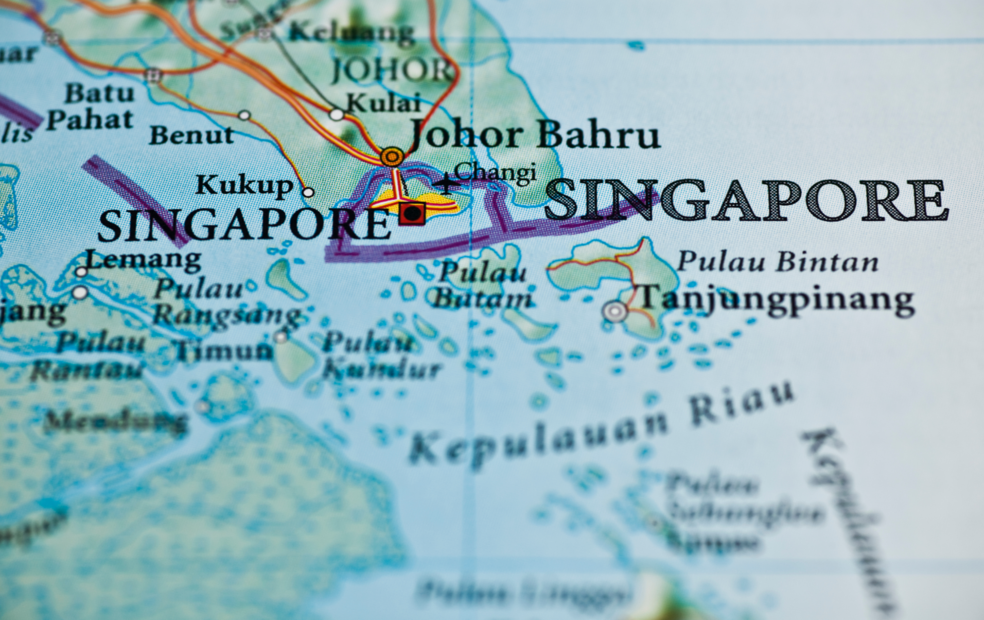 Map of Singapore